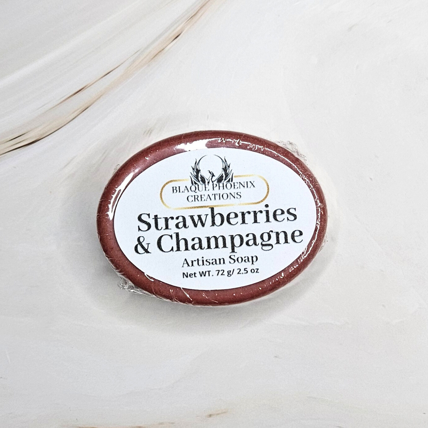 Strawberry & Champagne Travel Soap