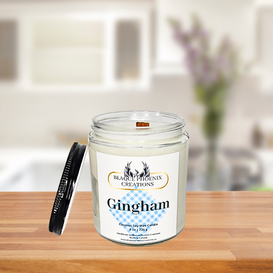 Gingham Candle