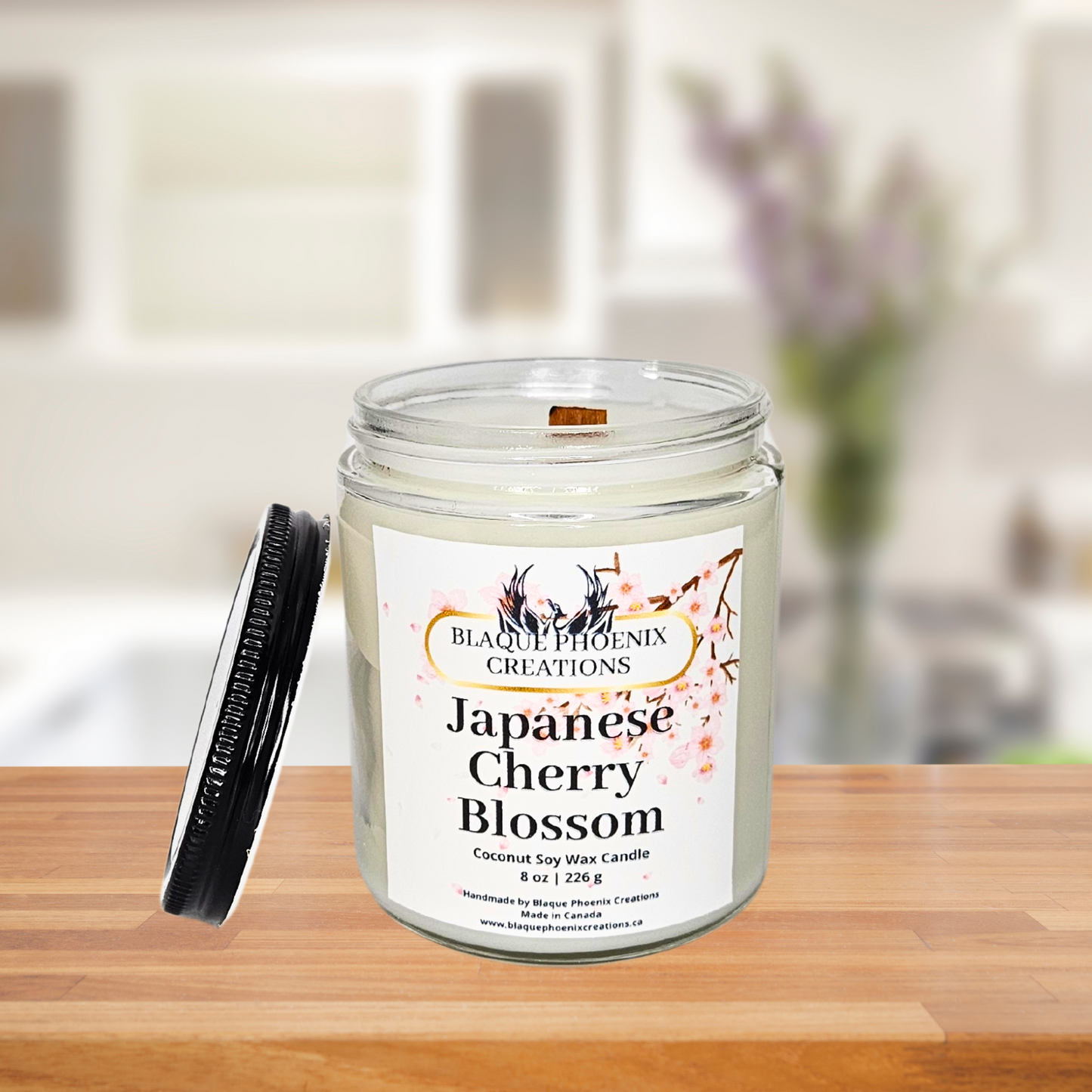 Japanese Cherry Blossom Candle