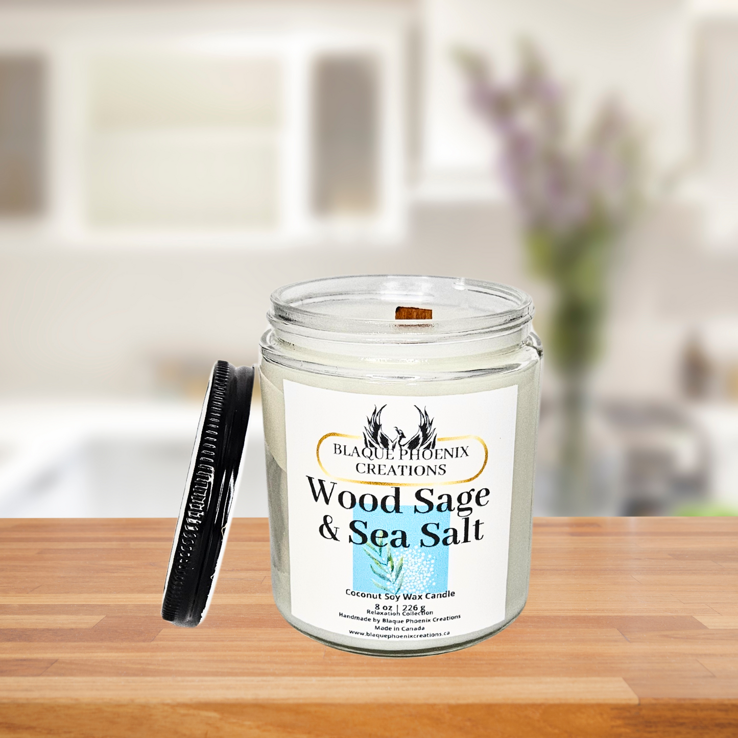 Wood Sage & Sea Salt Candle