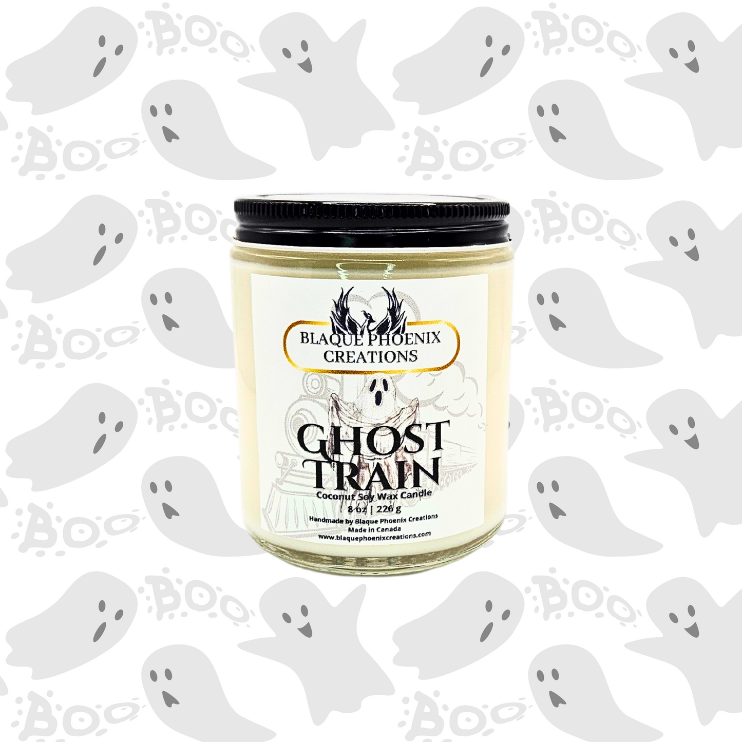 Ghost Train Candle