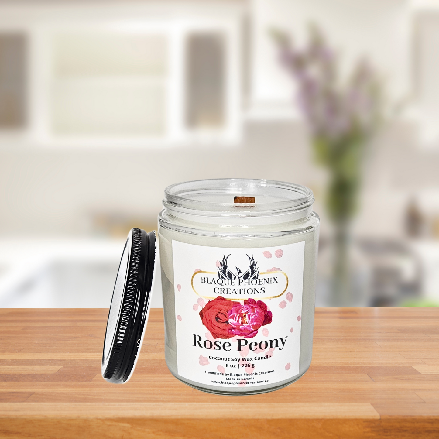 Rose Peony Candle